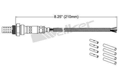 Walker Products Walker Products 250-24200 Oxygen Sensor 4-W Universal 250-24200