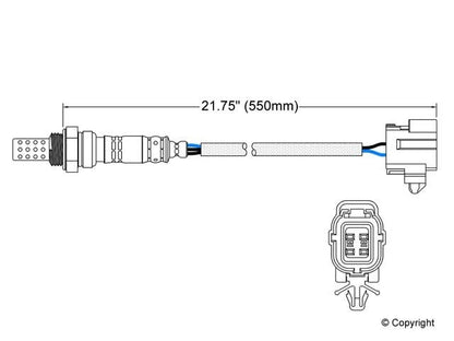 Walker Products Walker Products 250-24245 Oxygen Sensor 4-W Direct Fit 250-24245