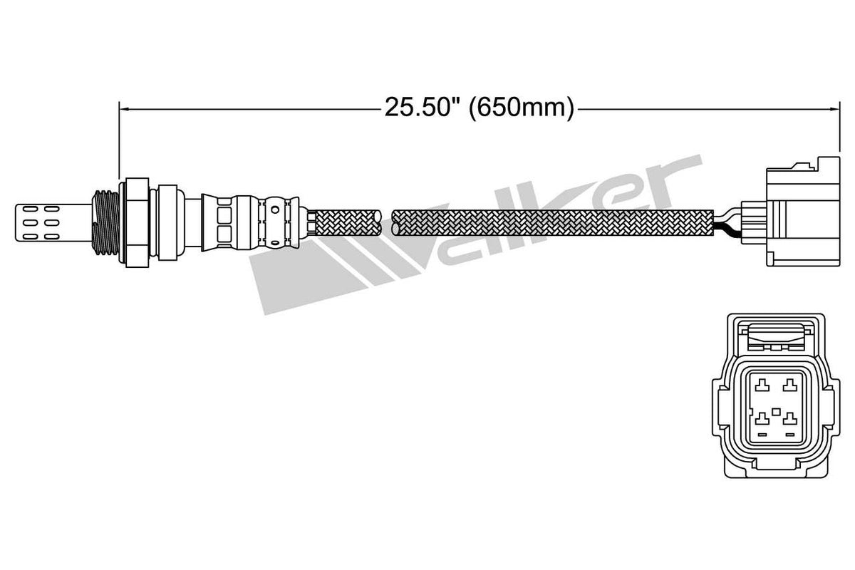 Walker Products Walker Products 250-24252 Oxygen Sensor 4-W Direct Fit 250-24252