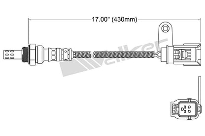 Walker Products Walker Products 250-24265 Oxygen Sensor 4-W Direct Fit 250-24265