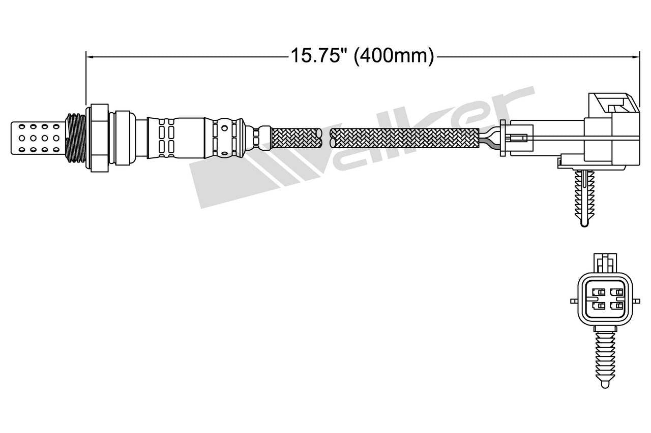 Walker Products Walker Products 250-24269 Oxygen Sensor 4-W Direct Fit 250-24269