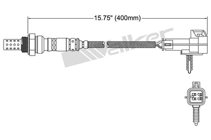 Walker Products Walker Products 250-24269 Oxygen Sensor 4-W Direct Fit 250-24269