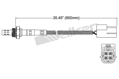Walker Products Walker Products 250-24285 Oxygen Sensor 4-W Direct Fit 250-24285