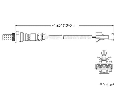 Walker Products Walker Products 250-24353 Oxygen Sensor 4-W Direct Fit 250-24353