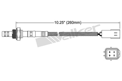 Walker Products Walker Products 250-24357 Oxygen Sensor 4-W Direct Fit 250-24357