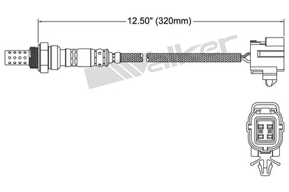 Walker Products Walker Products 250-24364 Oxygen Sensor 4-W Direct Fit 250-24364