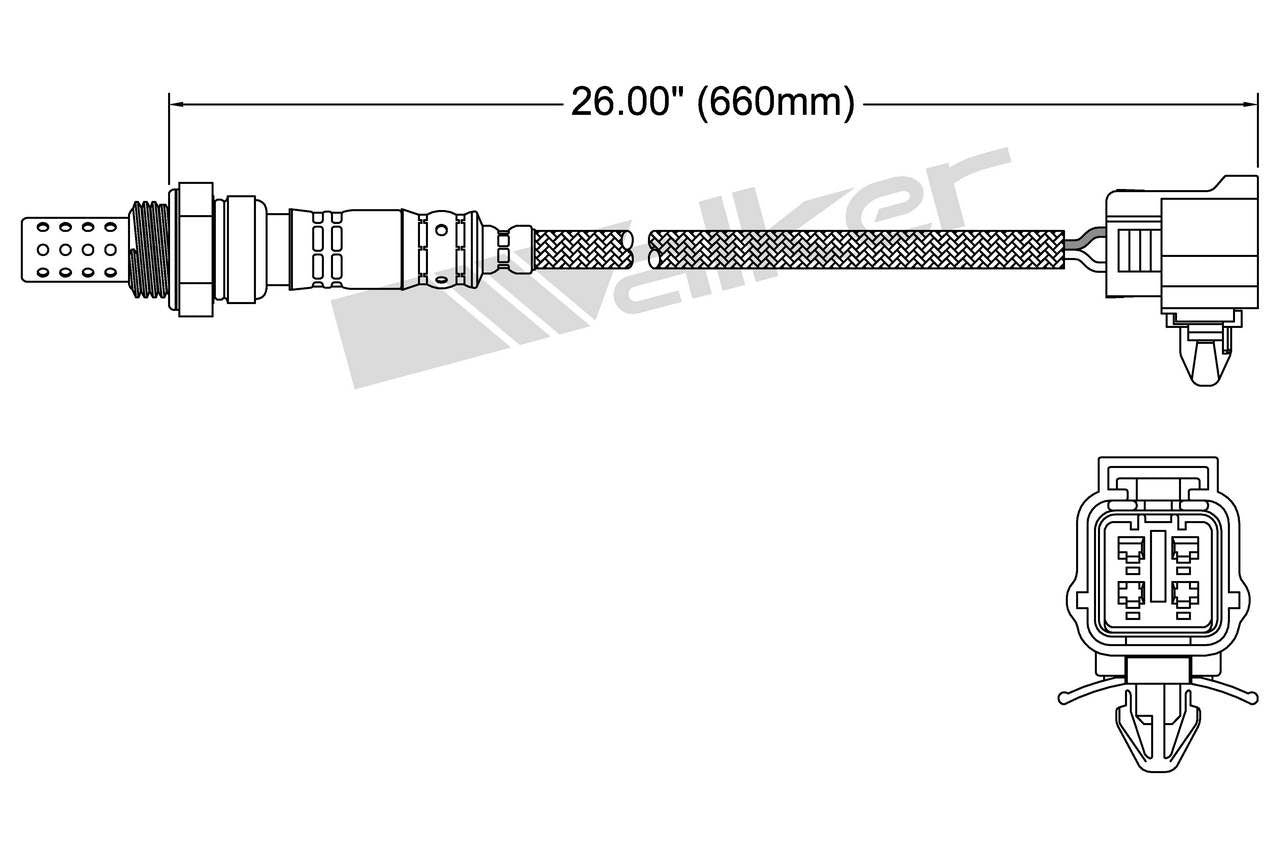 Walker Products Oxygen Sensor 250-24367