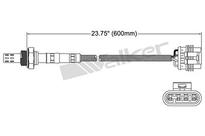 Walker Products Walker Products 250-24374 Oxygen Sensor 4-W Direct Fit 250-24374
