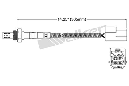 Walker Products Walker Products 250-24437 Oxygen Sensor 4-W Direct Fit 250-24437