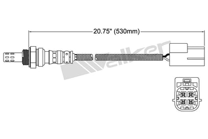 Walker Products Walker Products 250-24450 Oxygen Sensor 4-W Direct Fit 250-24450
