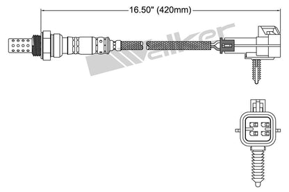 Walker Products Walker Products 250-24470 Oxygen Sensor 4-W Direct Fit 250-24470