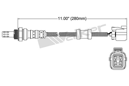 Walker Products Walker Products 250-24477 Oxygen Sensor 4-W Direct Fit 250-24477