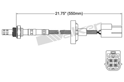 Walker Products Walker Products 250-24479 Oxygen Sensor 4-W Direct Fit 250-24479