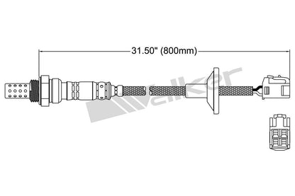 Walker Products Walker Products 250-24483 Oxygen Sensor 4-W Direct Fit 250-24483