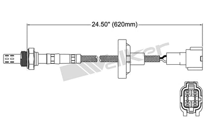 Walker Products Walker Products 250-24499 Oxygen Sensor 4-W Direct Fit 250-24499