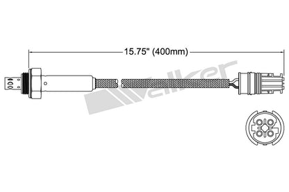 Walker Products Walker Products 250-24516 Oxygen Sensor 4-W Titania 250-24516
