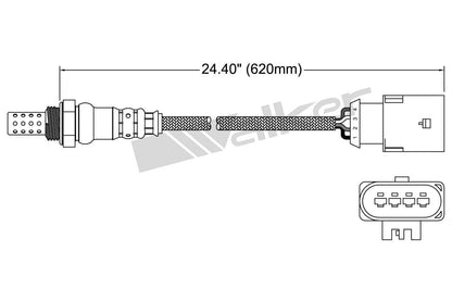 Walker Products Walker Products 250-24538 Oxygen Sensor 4-W Direct Fit 250-24538