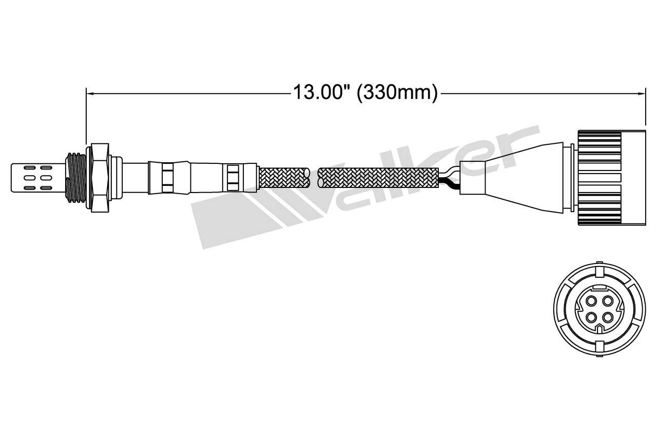 Walker Products Oxygen Sensor 250-24605