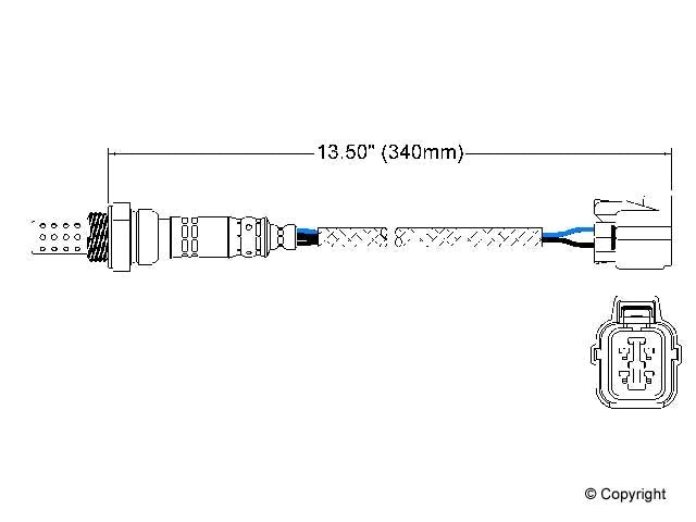 Walker Products Walker Products 250-24620 Oxygen Sensor 4-W Direct Fit 250-24620