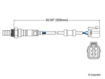 Walker Products Walker Products 250-24621 Oxygen Sensor 4-W Direct Fit 250-24621