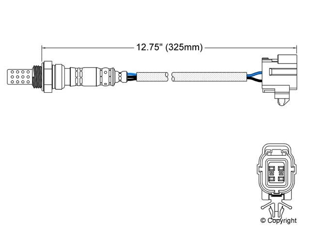 Walker Products Walker Products 250-24629 Oxygen Sensor 4-W Direct Fit 250-24629