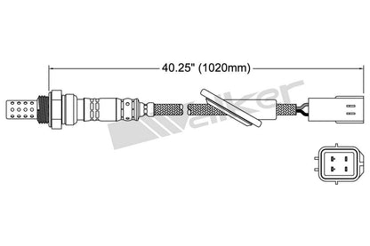 Walker Products Walker Products 250-24641 Oxygen Sensor 4-W Direct Fit 250-24641