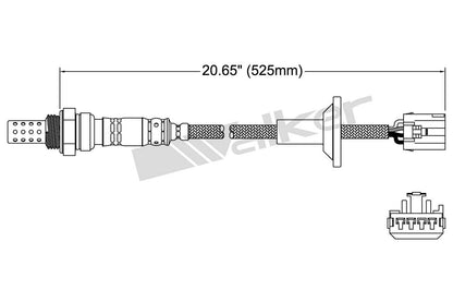 Walker Products Walker Products 250-24645 Oxygen Sensor 4-W Direct Fit 250-24645