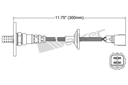 Walker Products Oxygen Sensor 250-24655