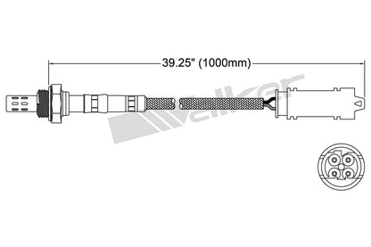 Walker Products Walker Products 250-24677 Oxygen Sensor 4-W Direct Fit 250-24677