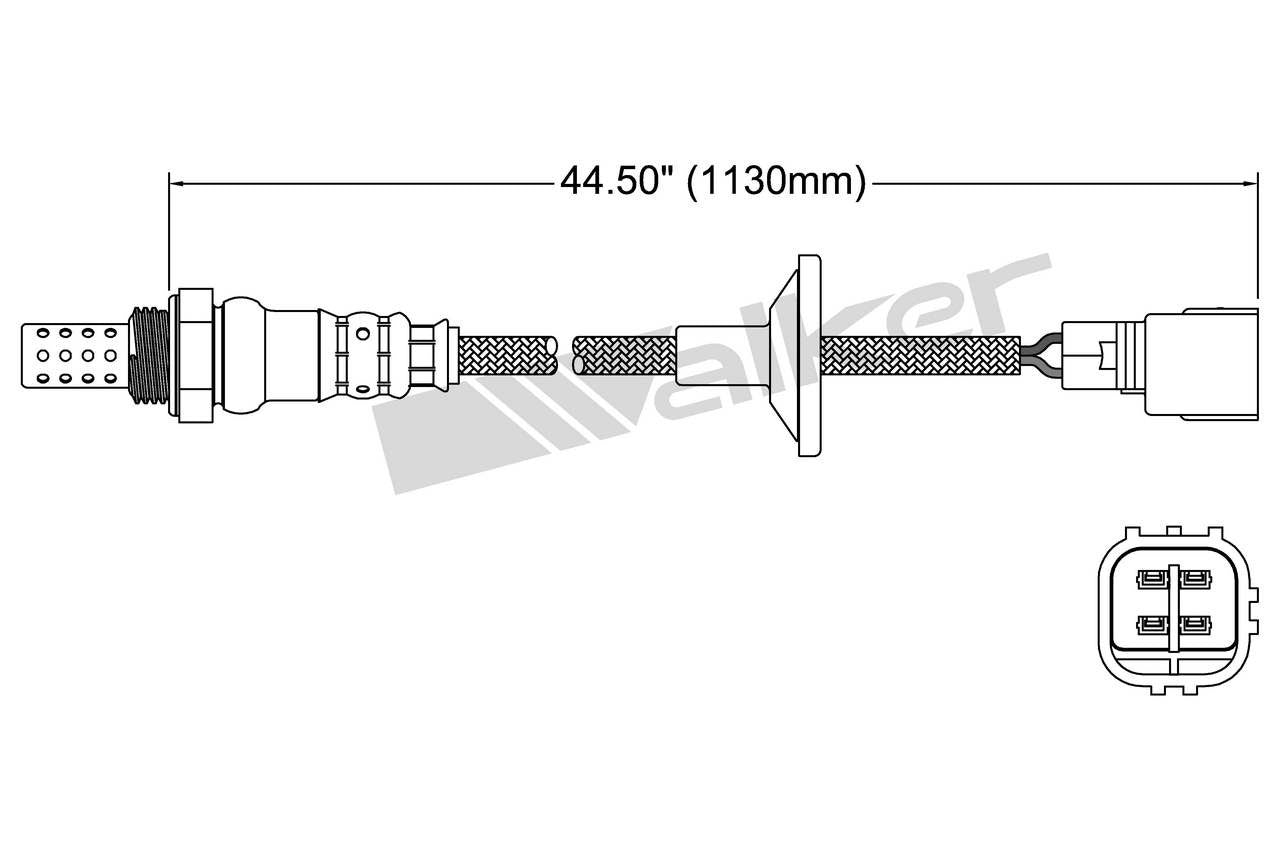 Walker Products Walker Products 250-24685 Oxygen Sensor 4-W Direct Fit 250-24685