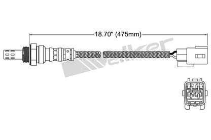 Walker Products Walker Products 250-24687 Oxygen Sensor 4-W Direct Fit 250-24687