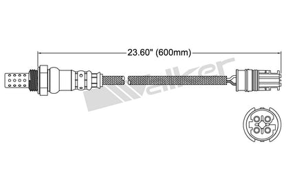Walker Products Walker Products 250-24713 Oxygen Sensor 4-W Direct Fit 250-24713