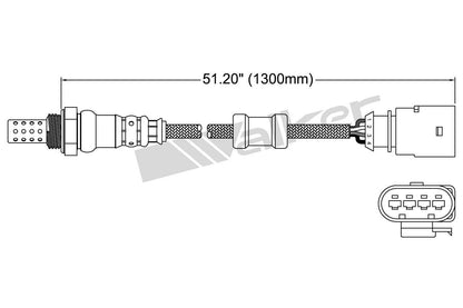 Walker Products Walker Products 250-24717 Oxygen Sensor 4-W Direct Fit 250-24717