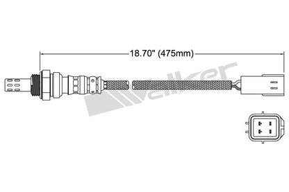 Walker Products Walker Products 250-24741 Oxygen Sensor 4-W Direct Fit 250-24741