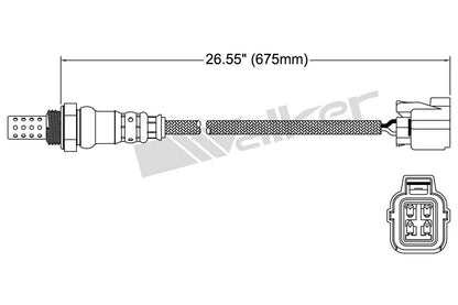 Walker Products Walker Products 250-24764 Oxygen Sensor 4-W Direct Fit 250-24764
