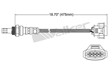 Walker Products Walker Products 250-24765 Oxygen Sensor 4-W Direct Fit 250-24765