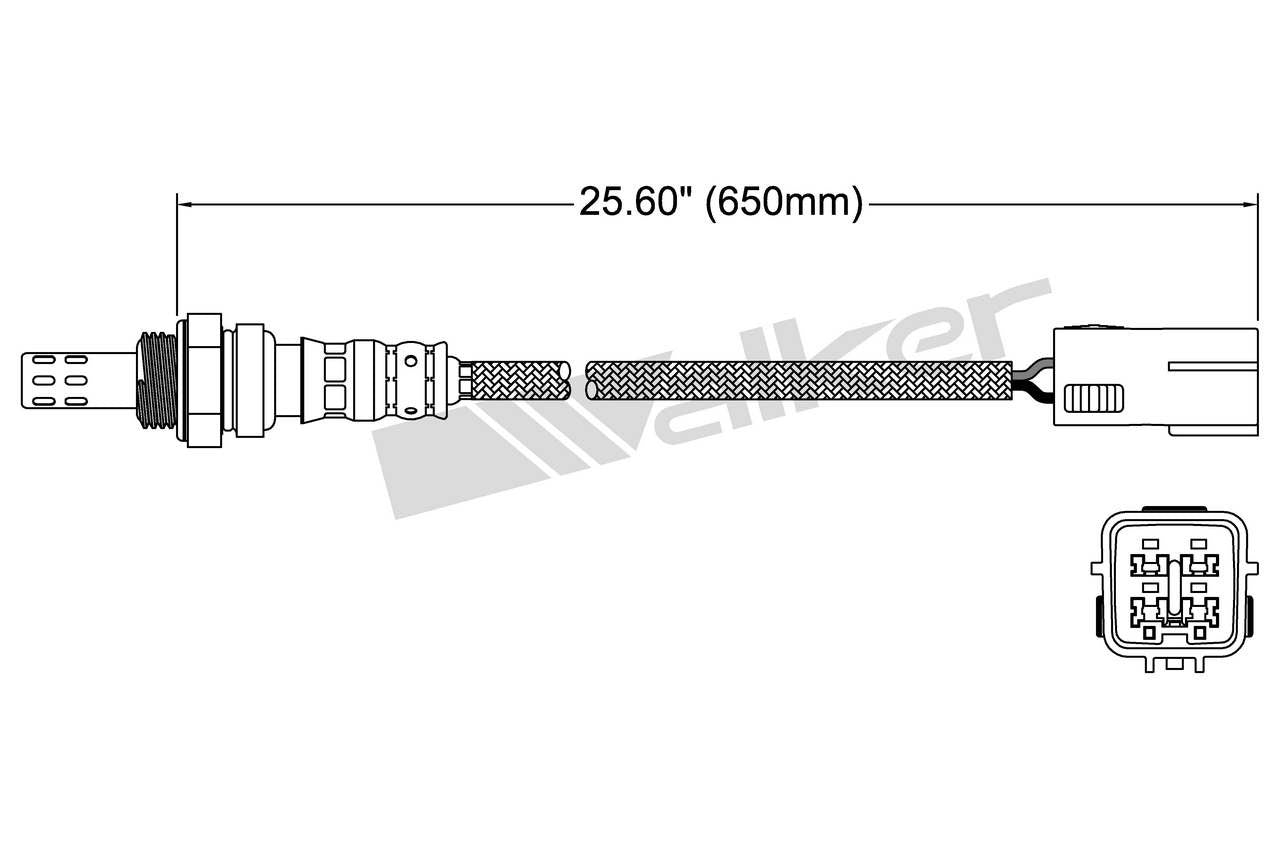 Walker Products Walker Products 250-24769 Oxygen Sensor 4-W Direct Fit 250-24769