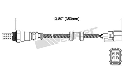 Walker Products Walker Products 250-24786 Oxygen Sensor 4-W Direct Fit 250-24786