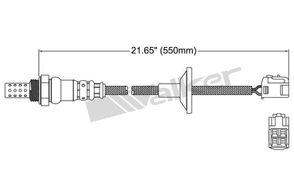 Walker Products Walker Products 250-24796 Oxygen Sensor 4-W Direct Fit 250-24796