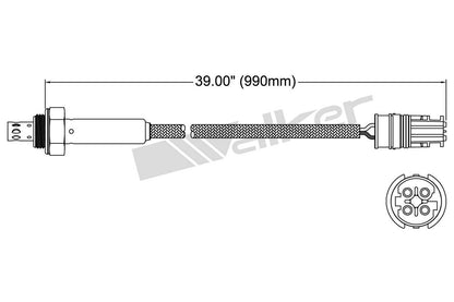 Walker Products Walker Products 250-24810 Oxygen Sensor 4-W Titania 250-24810
