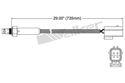 Walker Products Oxygen Sensor 250-24817