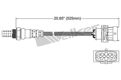 Walker Products Walker Products 250-24847 Oxygen Sensor 4-W Direct Fit 250-24847