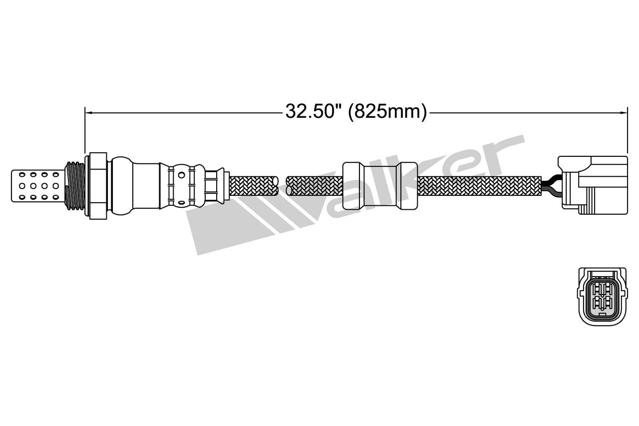 Walker Products Walker Products 250-24856 Oxygen Sensor 4-W Direct Fit 250-24856