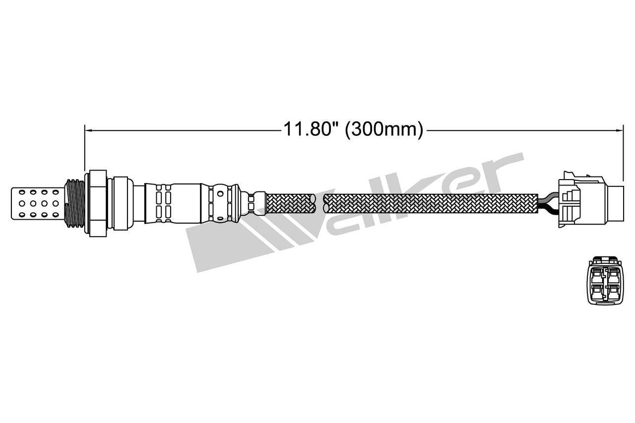 Walker Products Oxygen Sensor 250-24861