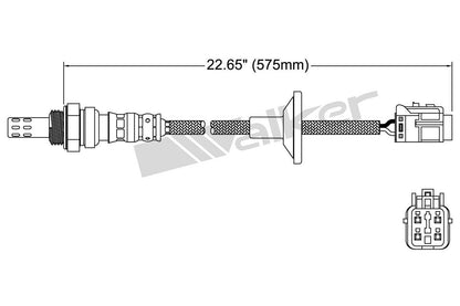 Walker Products Walker Products 250-24864 Oxygen Sensor 4-W Direct Fit 250-24864