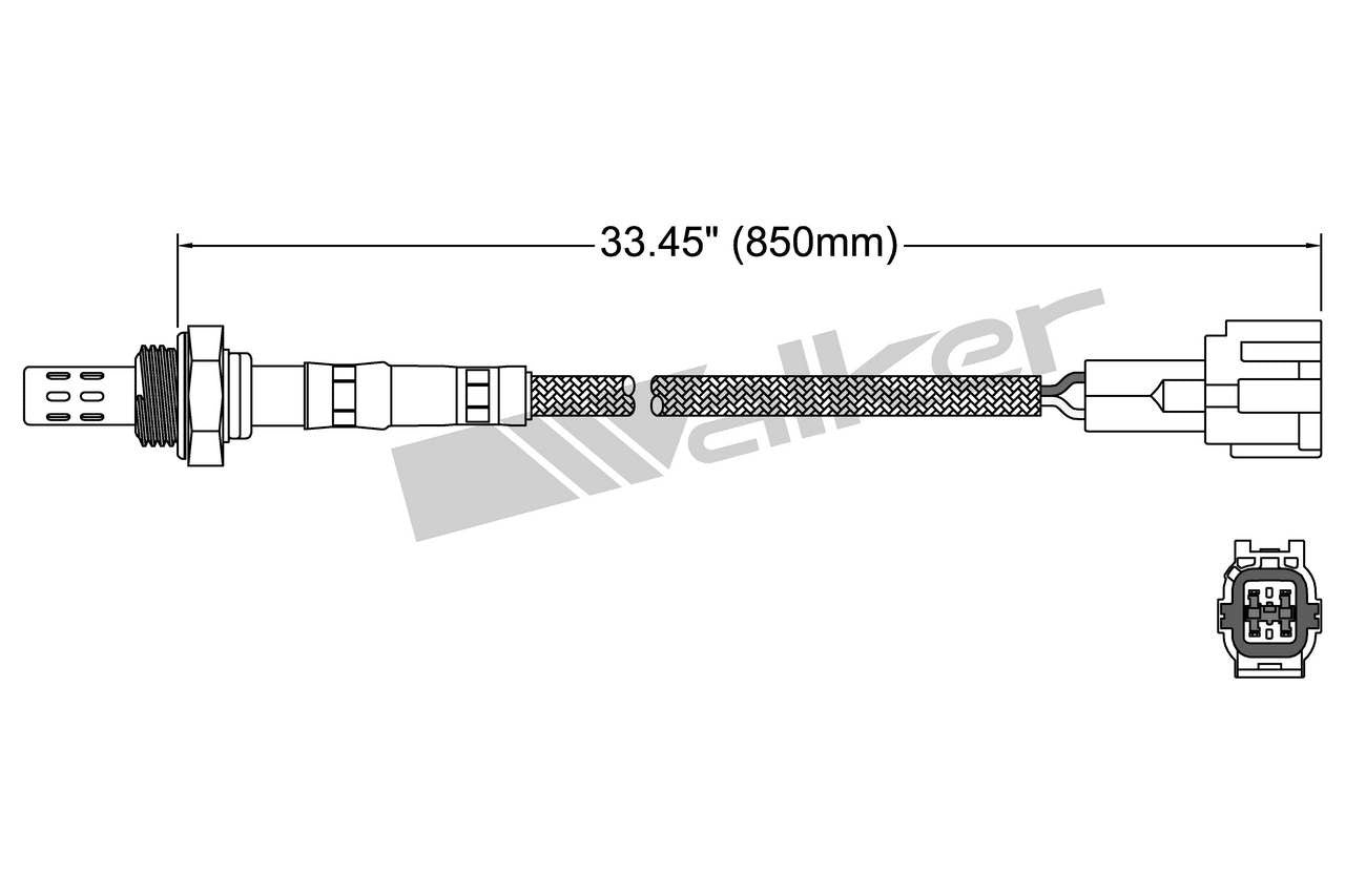 Walker Products Oxygen Sensor 250-24868