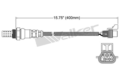 Walker Products Walker Products 250-24869 Oxygen Sensor 4-W Direct Fit 250-24869