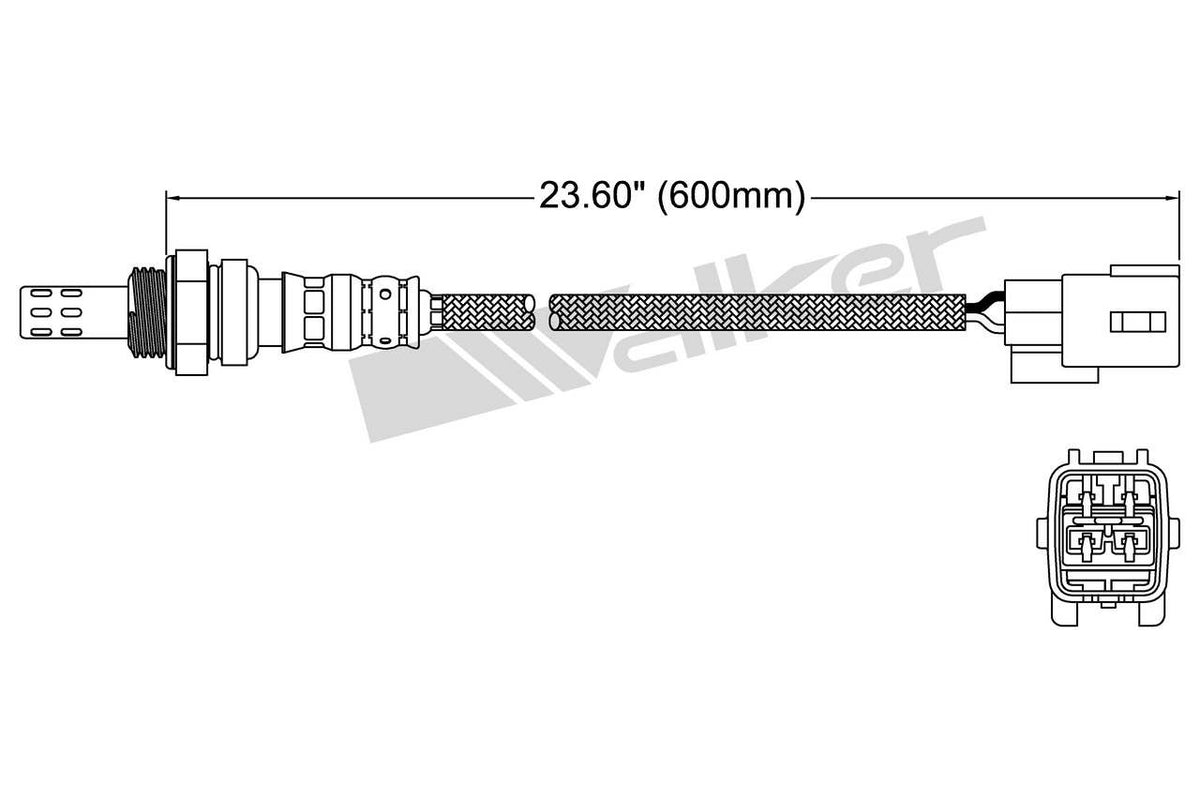 Walker Products Walker Products 250-24878 Oxygen Sensor 4-W Direct Fit 250-24878