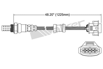 Walker Products Walker Products 250-24934 Oxygen Sensor 4-W Direct Fit 250-24934