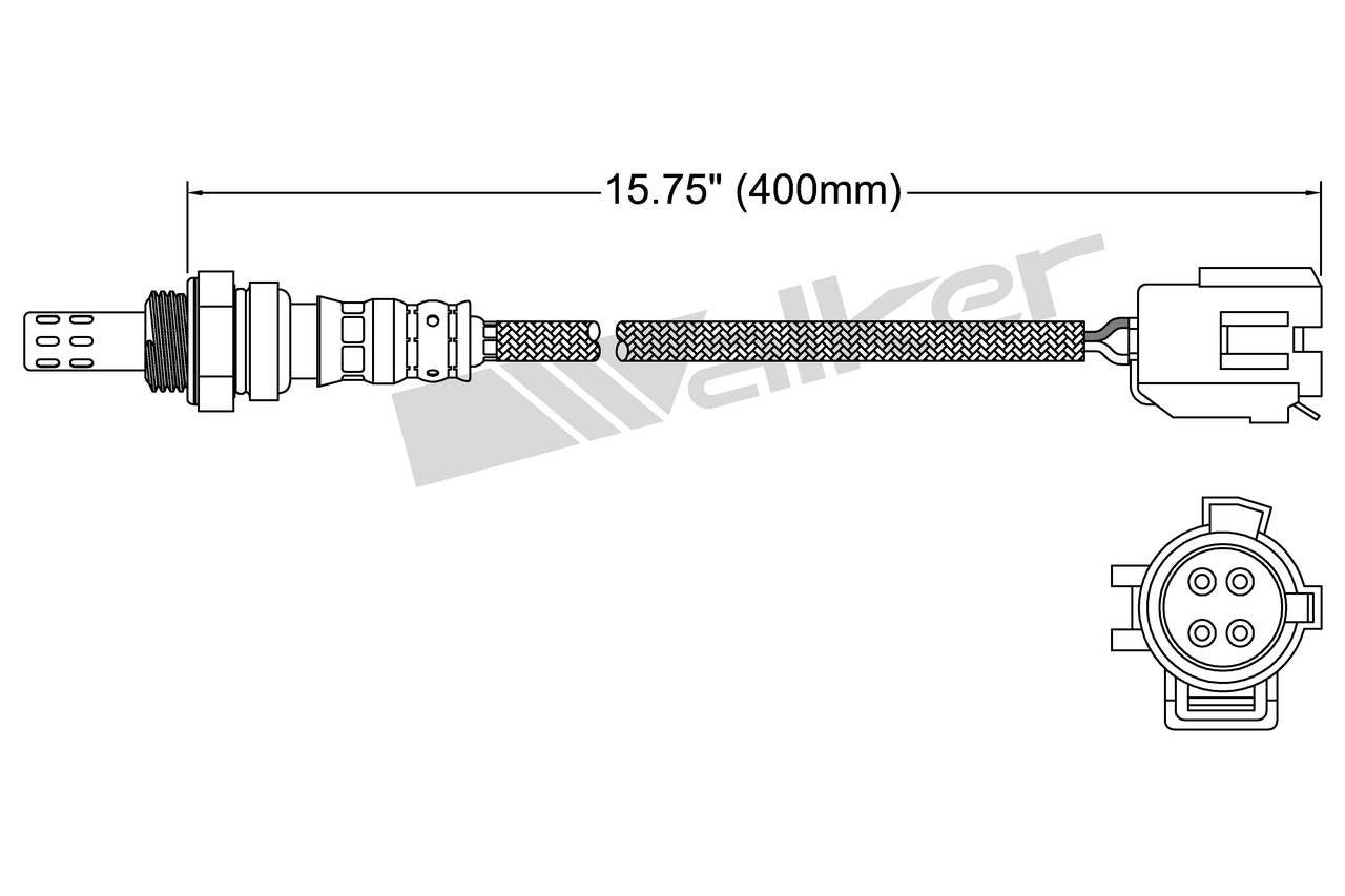 Walker Products Oxygen Sensor 250-24942